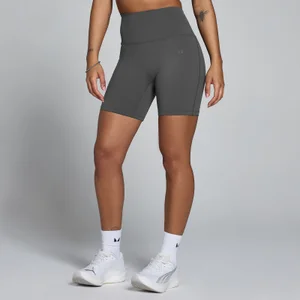 MP Women's Tempo High Waisted Shorts - Dark Grey - Size XL