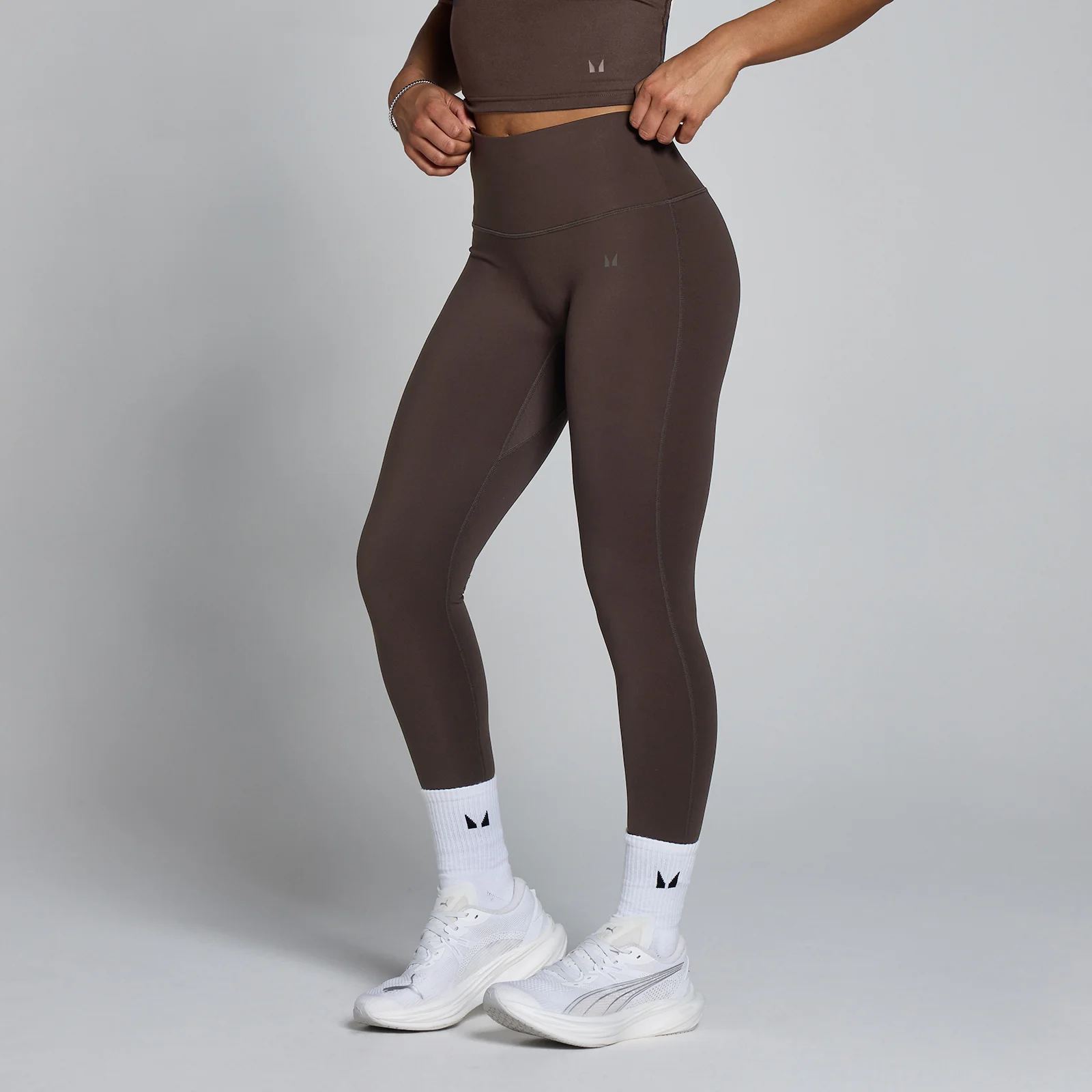 MP Women's Tempo High Waisted Leggings - Cocoa - S Image 1