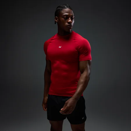 MP Men's Short Sleeve Baselayer T-Shirt - Hero Red