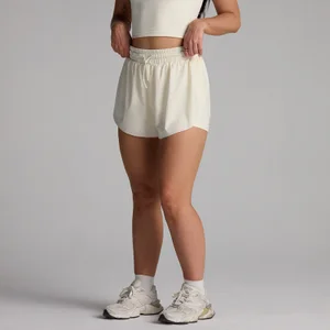 MP Women's Tempo 2 In 1 Jersey Floaty Shorts - Coconut - Size M