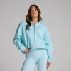 MP Women's Basics Zip Through Hoodie - Sky Blue