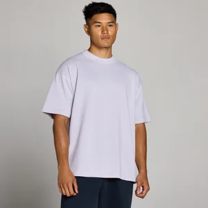 MP Men's Washed Oversized Cotton T-Shirt - Lilac Grey - Size XS