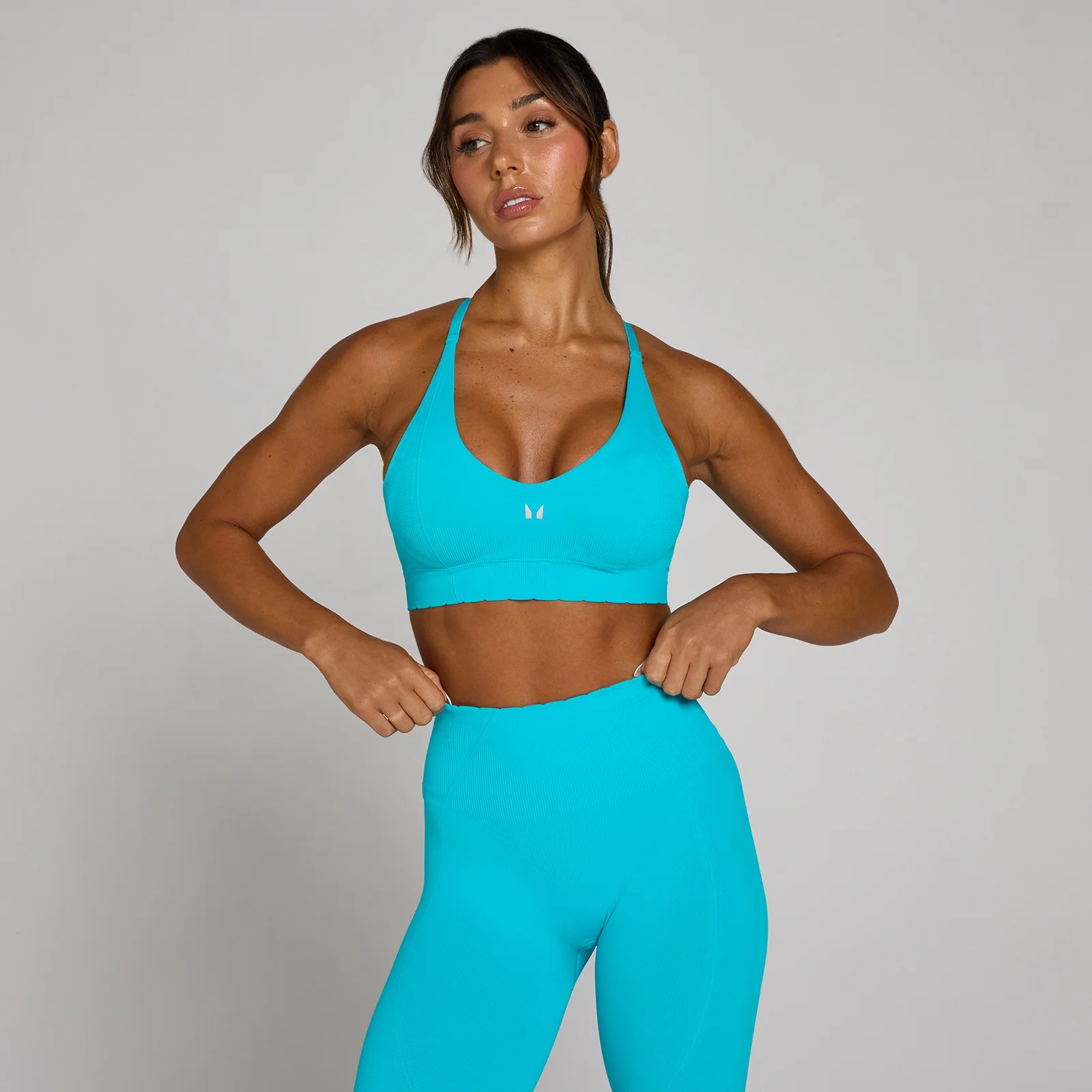 MP Women's Tempo Ultra Seamless Sports Bra - Electric Blue - XS Image 1