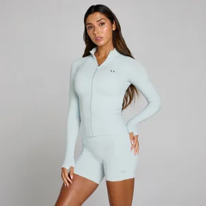 MP Women's Tempo Ultra Seamless Full Zip Jacket - Blue Aura - Size S