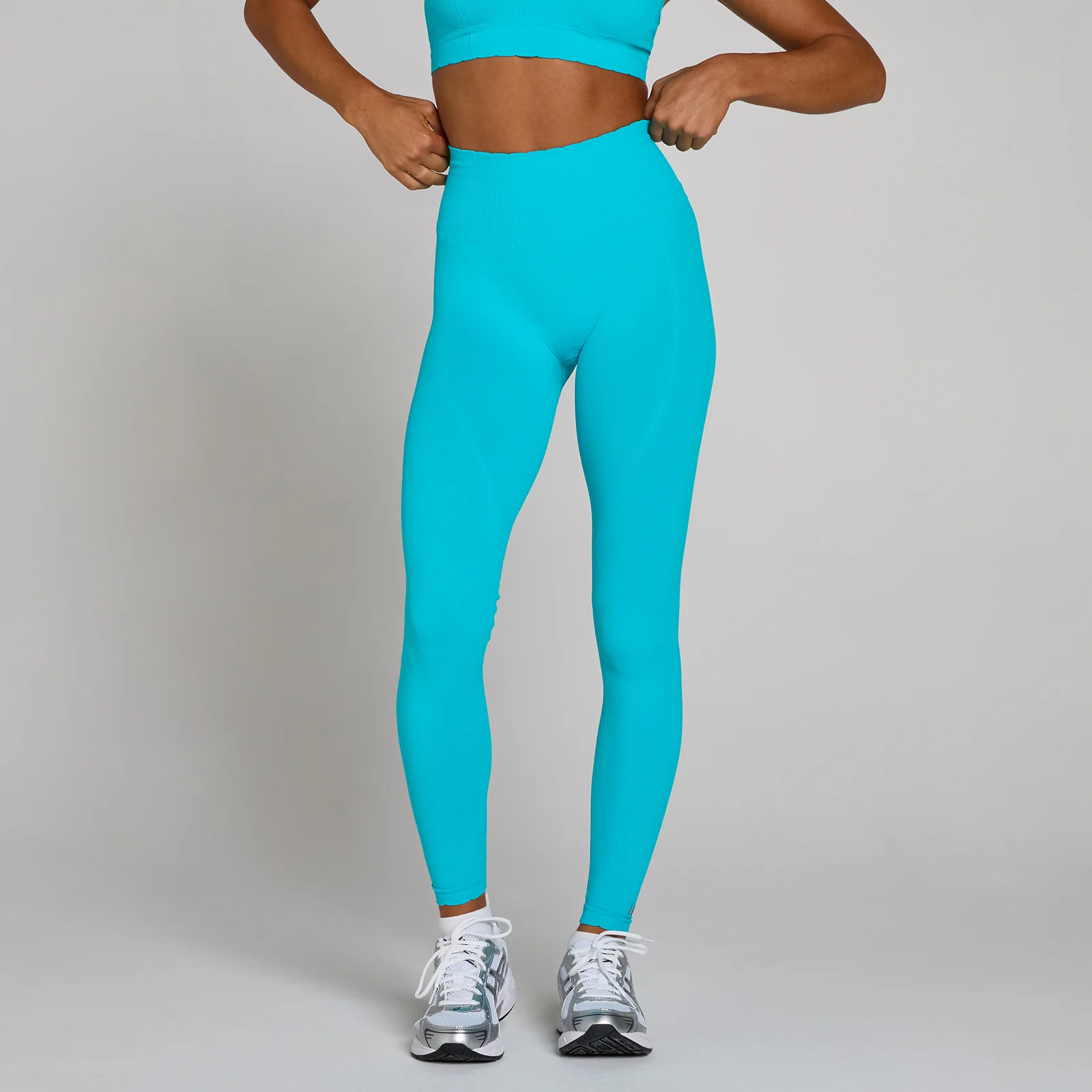 MP Women's Tempo Ultra Seamless Leggings - Electric Blue - XS Image 1