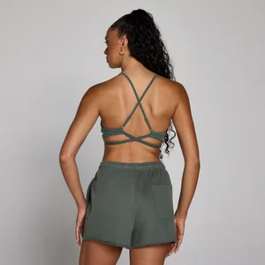 MP Women's Tempo Adjustable Strappy Back Sports Bra - Cloudy Green - Size XS