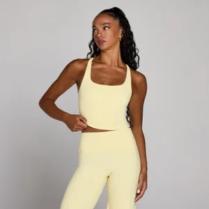 MP Women's Tempo Strappy Racerback Vest - Buttercream - Size XS