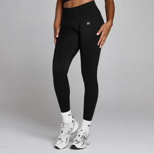 MP Women's Seamless Invisible Scrunch Leggings - Washed Black - Size S