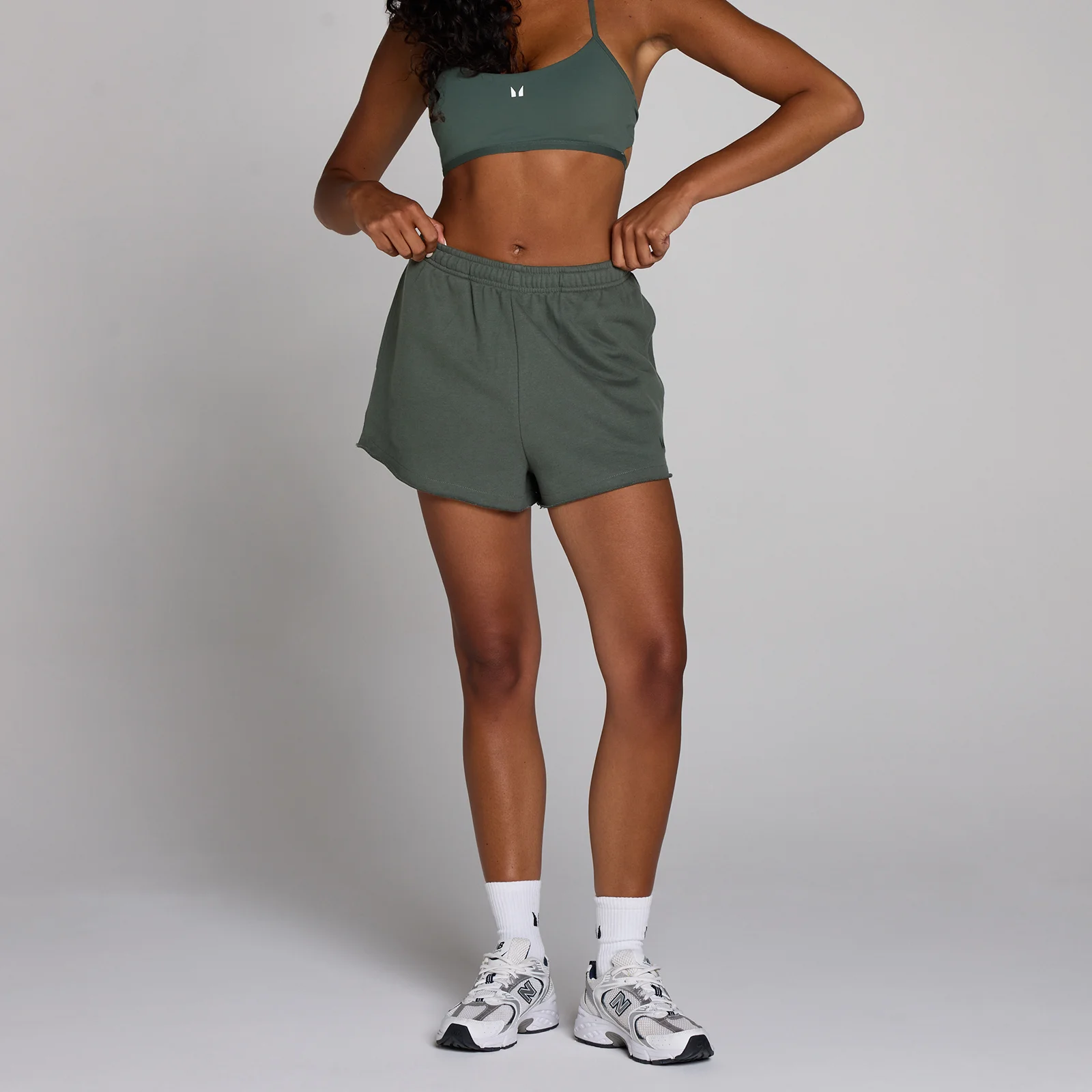 MP Women's Lifestyle Sweatshorts - Cloudy Green - M Image 1