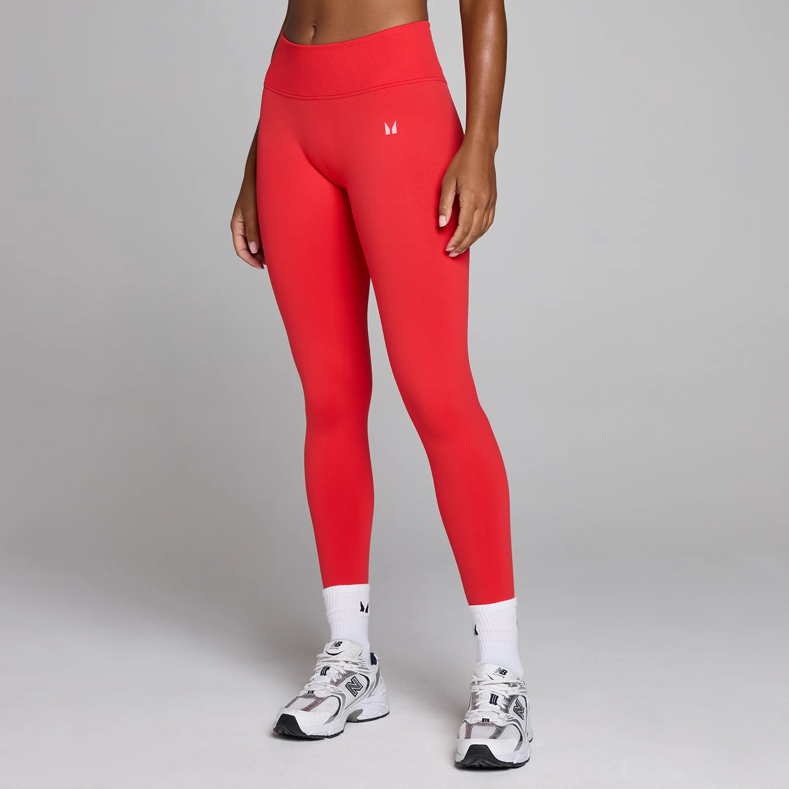 MP Women's Seamless Invisible Scrunch Leggings - Crimson - S Image 1