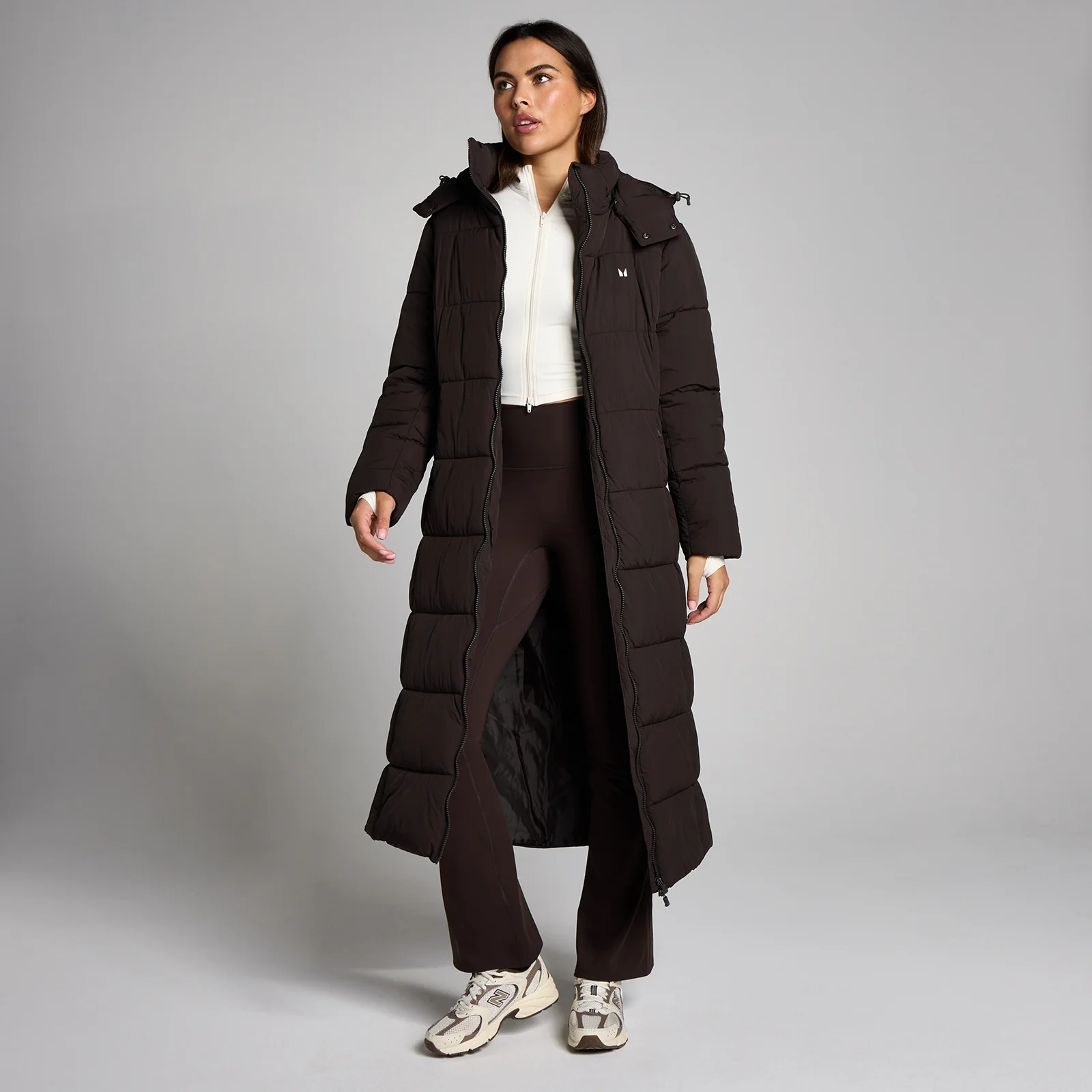 MP Women's Maxi Padded Puffer Jacket - Cocoa - XS Image 1