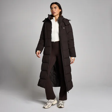 MP Women's Maxi Padded Puffer Jacket - Cocoa