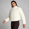 MP Women's Borg Puffer Jacket - Pearl