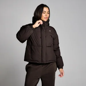 MP Women's Short Padded Puffer Jacket - Cocoa - Size S