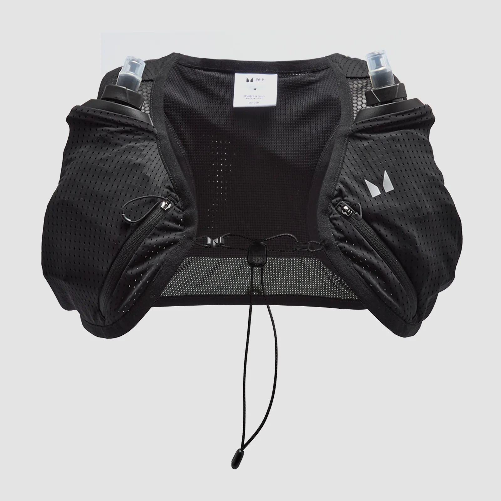 MP Compact Hydration Vest & 2 Soft Running Bottles Bundle - Black - S Image 1