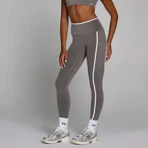 MP Women's Velocity Contrast Legging - Ash Grey - Size L