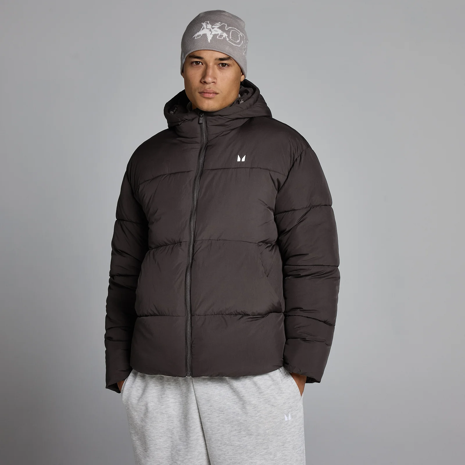 MP Men's Short Puffer Jacket - Cocoa - M Image 1