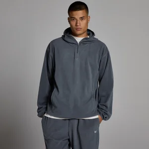 MP Men's Fleece 1/4 Zip Hoodie - Granite - Size XS