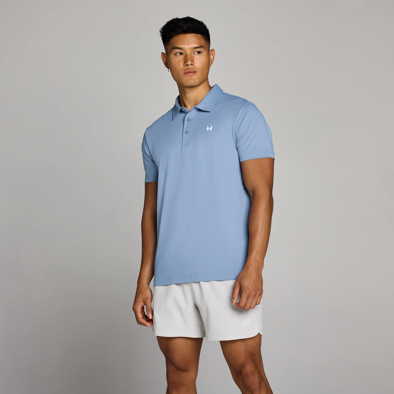 MP Men's Training Polo Shirt - Fog Blue - XL Image 1