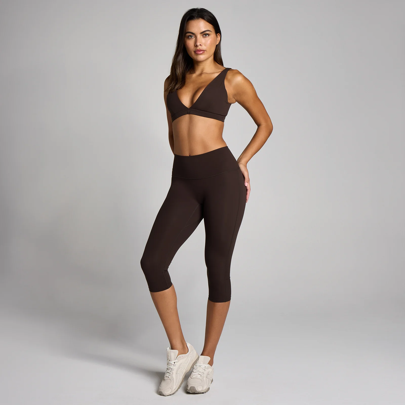 MP Women's Tempo Capri Leggings - Cocoa - S Image 3