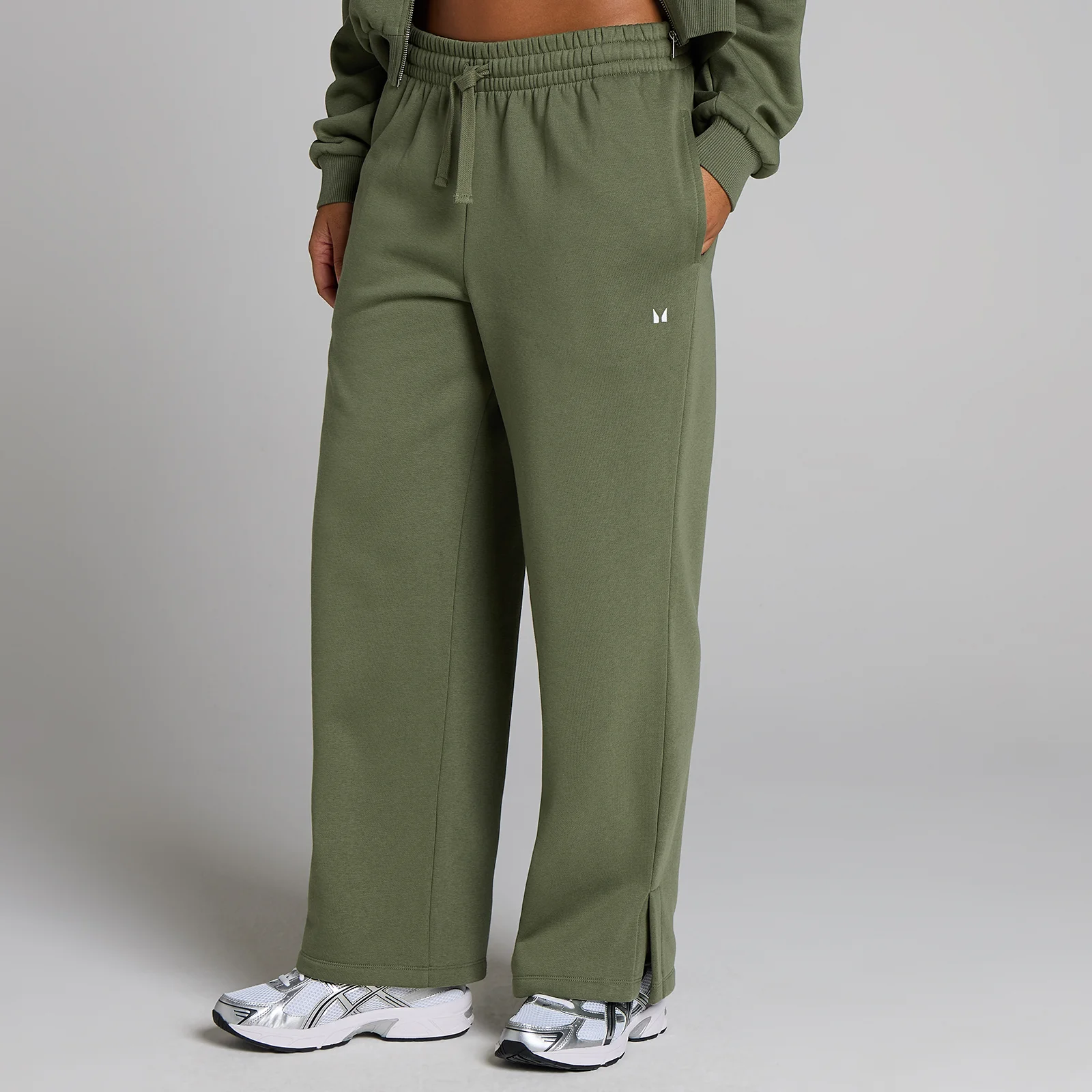 MP Women's Basics Straight Leg Joggers - Washed Olive - XS Image 1