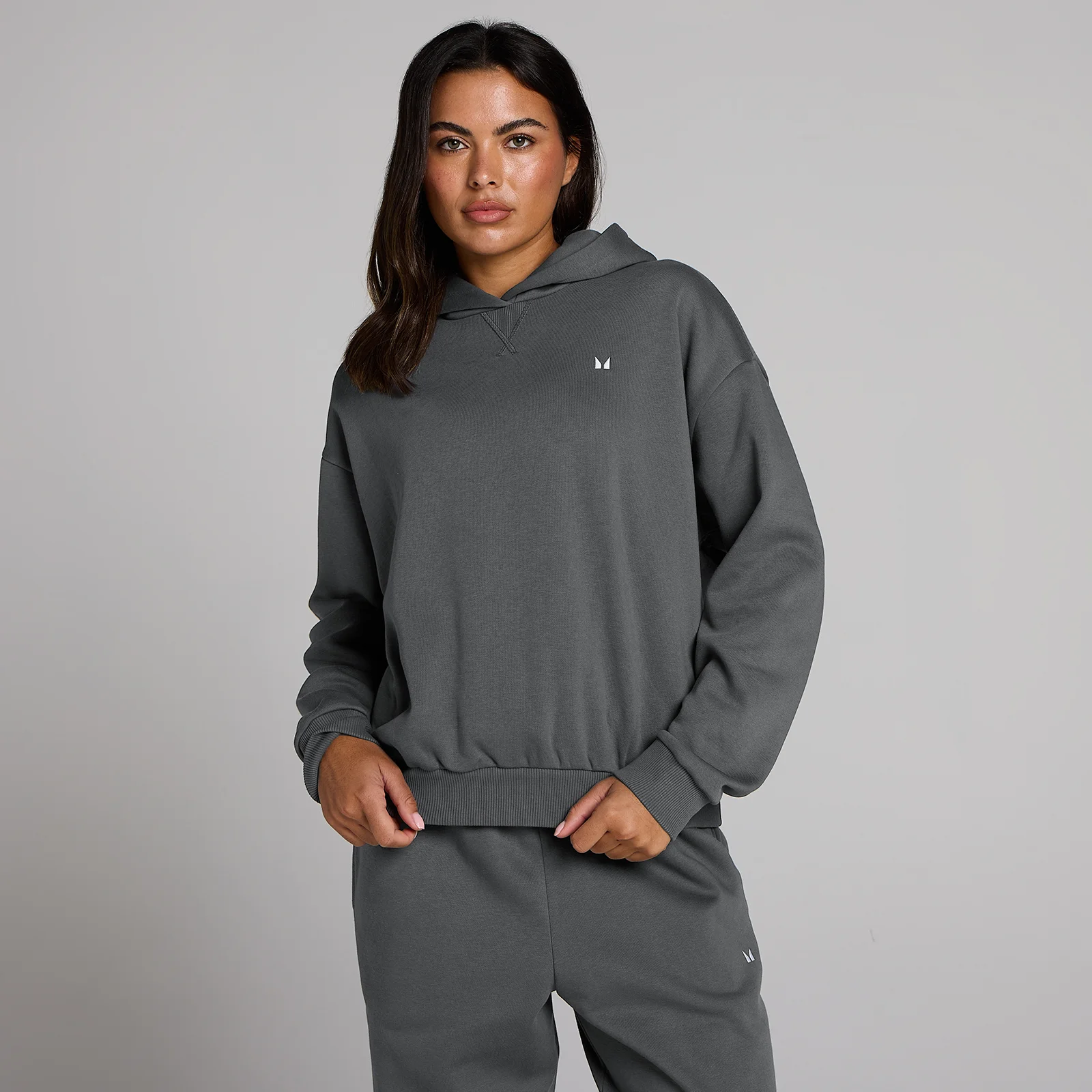 MP Women's Basics Oversized Hoodie - Dark Grey - XS Image 1