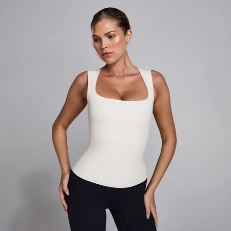 MP Women's SculptForm Square Neck Vest - Pearl