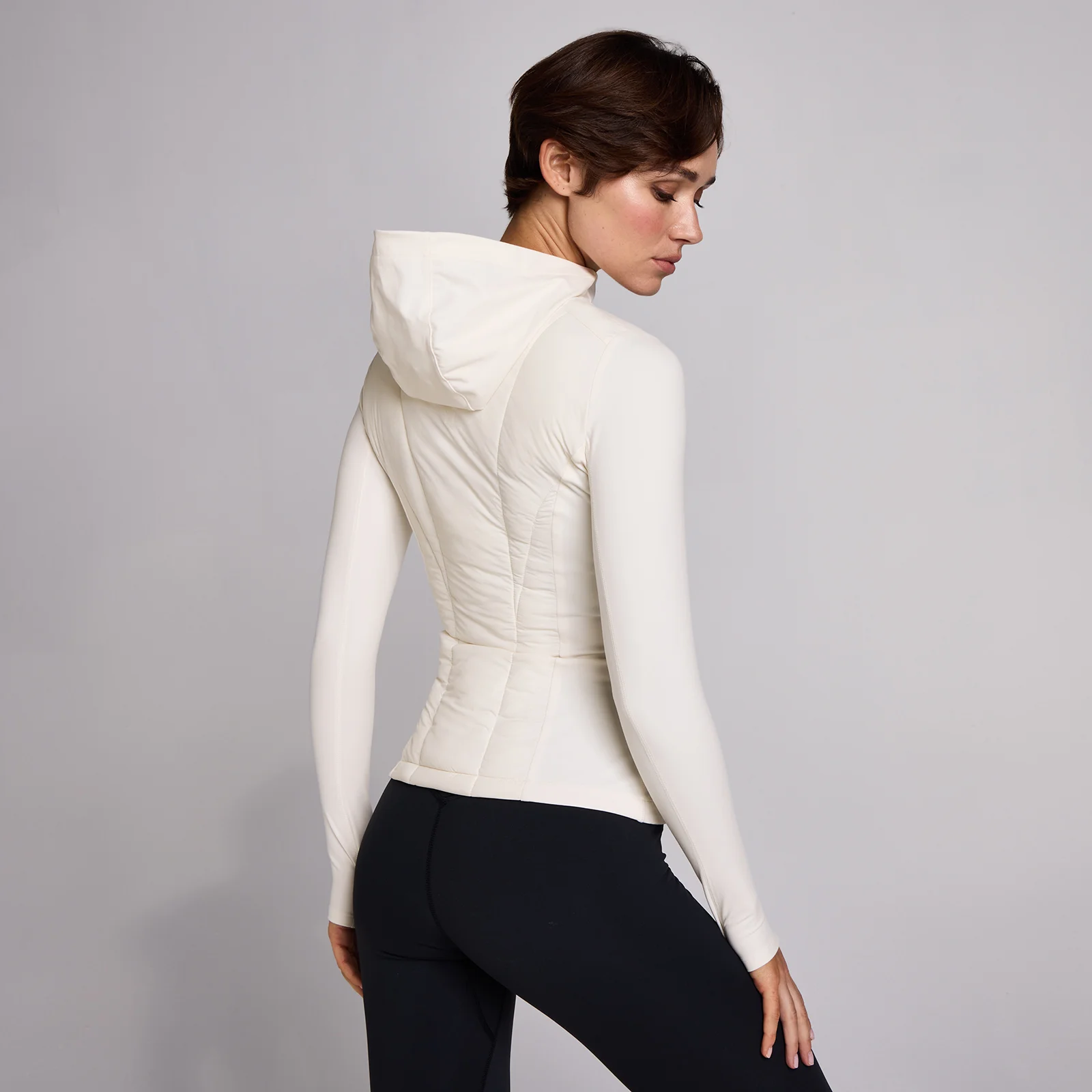 MP Women's SculptForm Hybrid Jacket - Pearl - XS Image 1