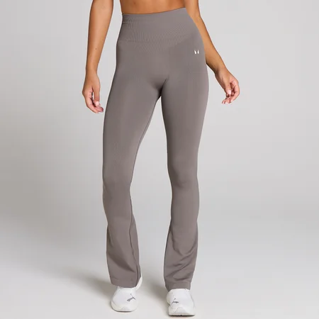 MP Women's Tempo Seamless Flared Leggings - Dark Truffle