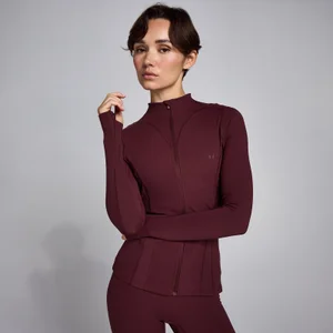 MP Women's SculptForm Zip Through Jacket - Deep Berry - Size XS