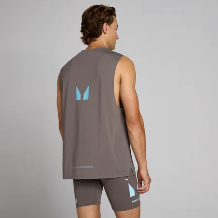MP Men's Hybrid Mesh Tank - Ash Grey