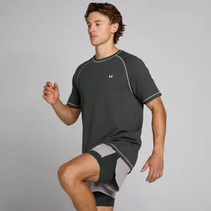 MP Men's Velocity Ultra Seamless T-Shirt - Washed Black - Size XS
