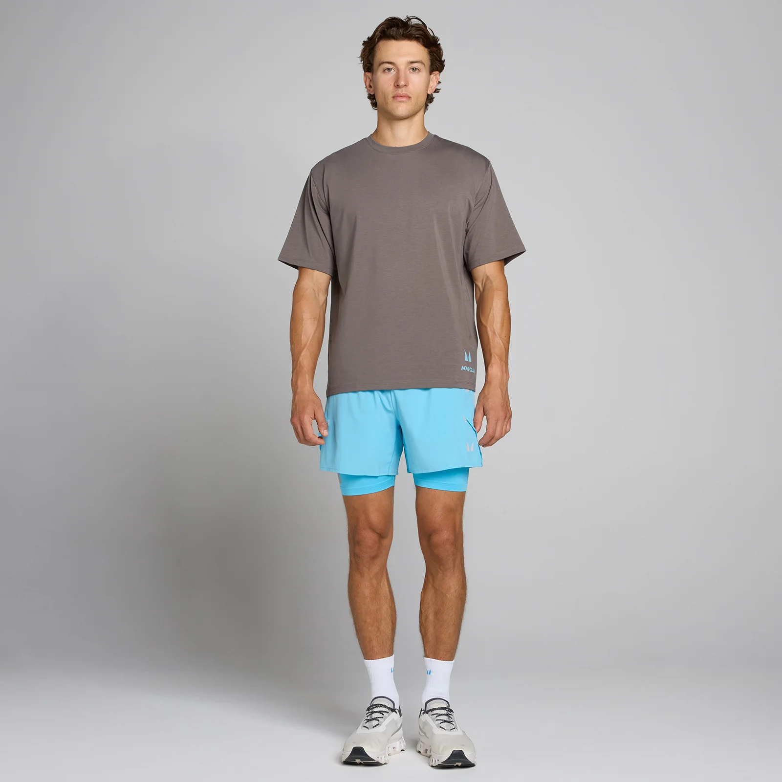 MP Men's Hybrid Oversized Graphic T-Shirt - Ash Grey - XS Image 3