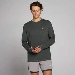 MP Men's Velocity Ultra Long Sleeve Top - Washed Black - Size XS