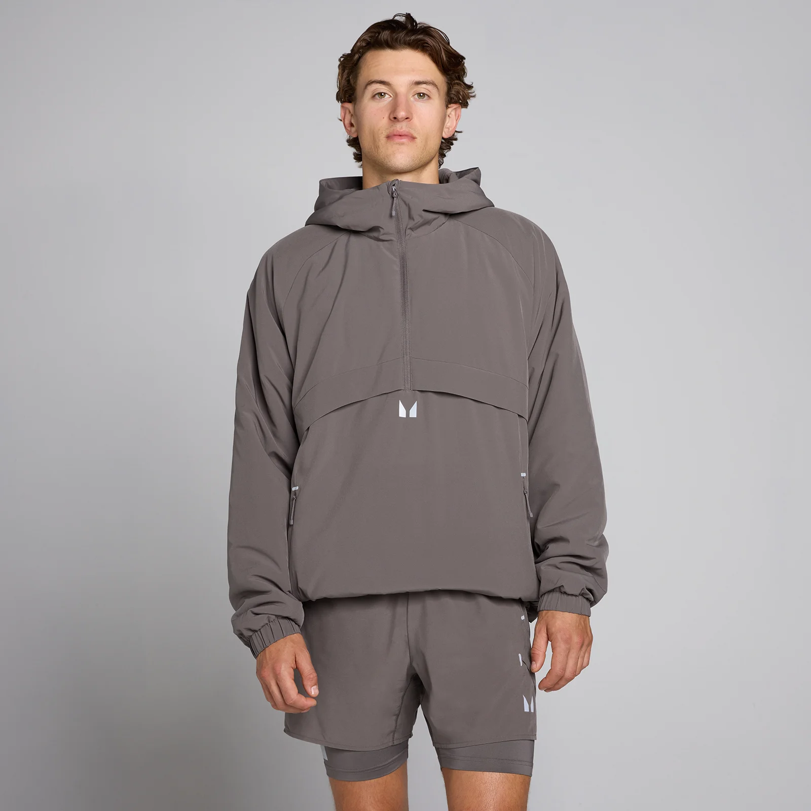 MP Men's Hybrid Lightweight Padded Jacket - Ash Grey - XS Image 1