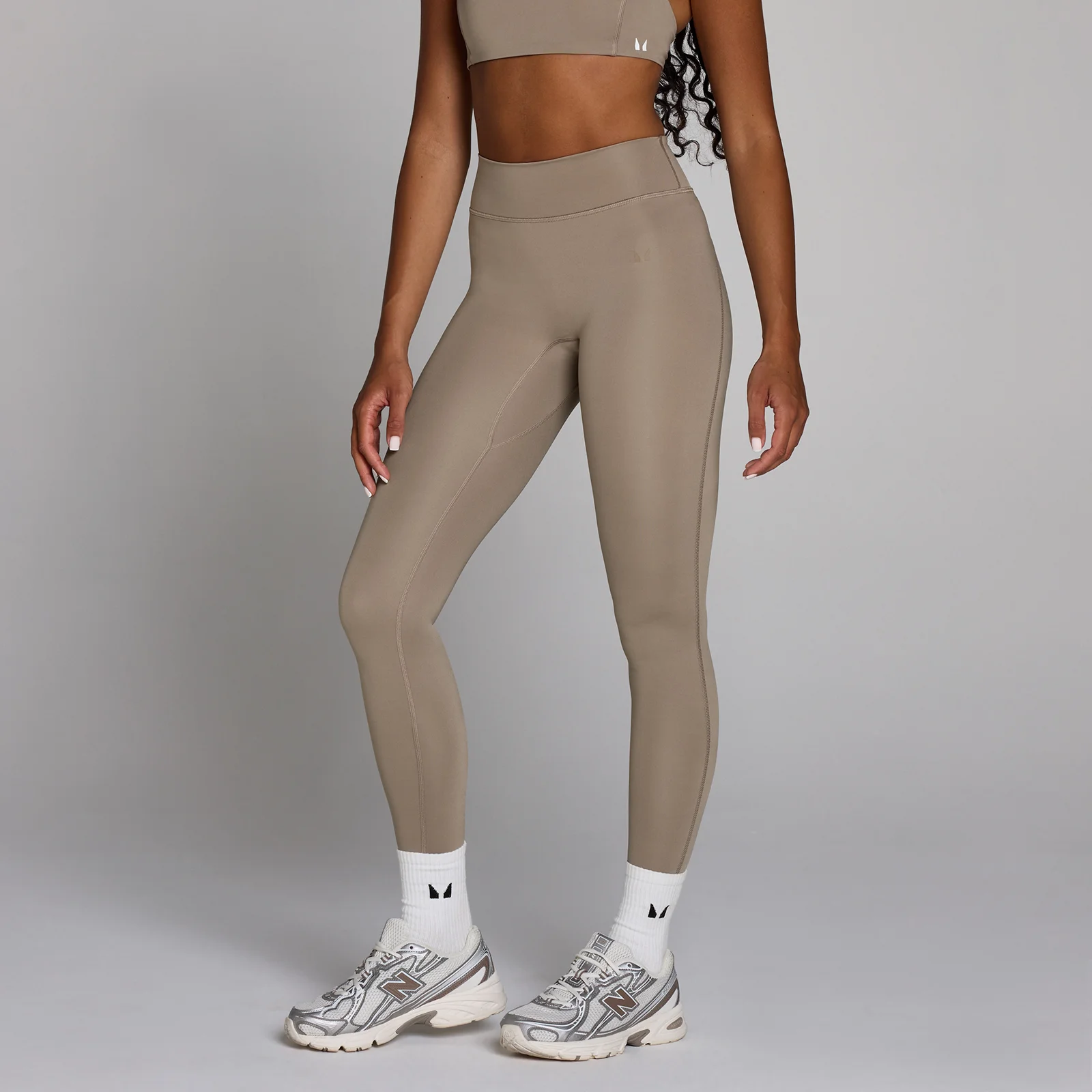 MP Women's Training Leggings - Light Taupe - XS Image 1