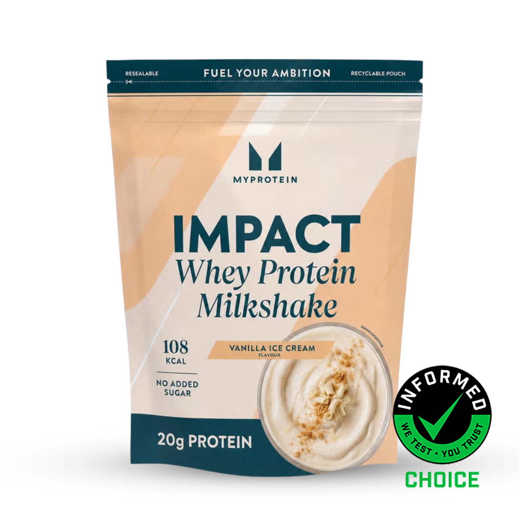 Impact Whey Protein Milkshake - 870G - 30servings - Salted Caramel Image 1