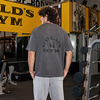 MP X Gold's Men's Washed Graphic Oversized T-Shirt - Washed Coal