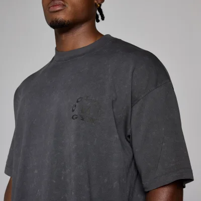 MP X Gold's Men's Washed Graphic Oversized T-Shirt - Washed Coal - XS Image 6