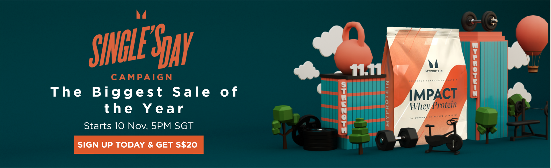 ⚡The Biggest Sale of the Year Starts 5PM, 10th Nov SGT, sign up now to unlock your S$20 shopping credit